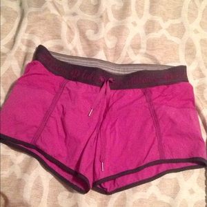Fuschia Lululemon shorts